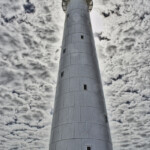 Digitally altered image of a lighthouse