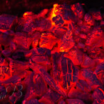 Glowing coals